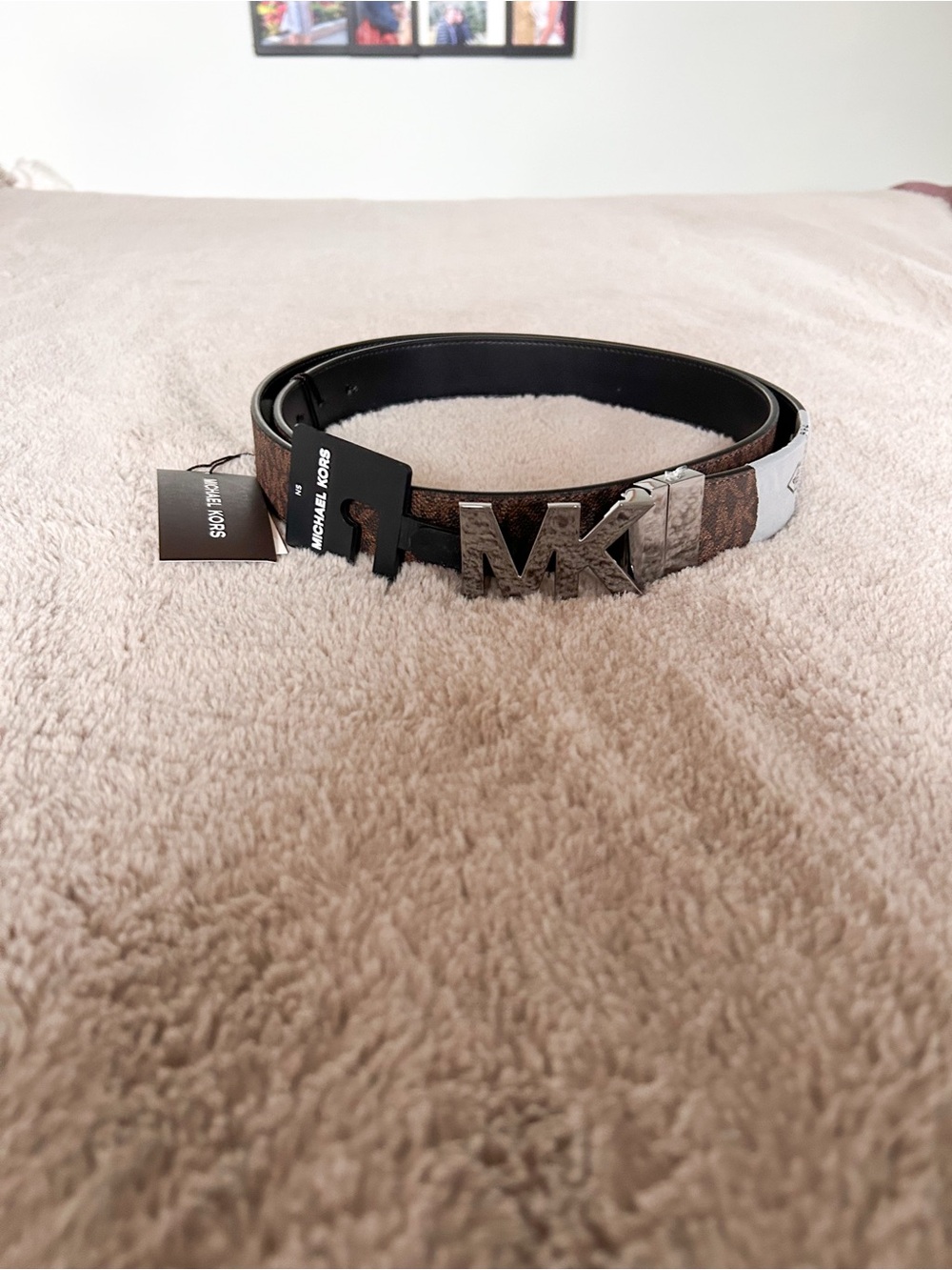 Michael Kors Belt Brown Signature Logo